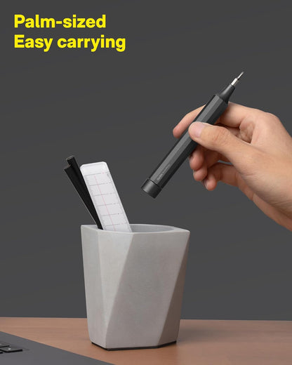 HOTO 24-in-1 Magnetic Screwdriver Pen – Intentional Everyday Carry in Cinnabar Red, Streamlined Form for Modern Minimalists