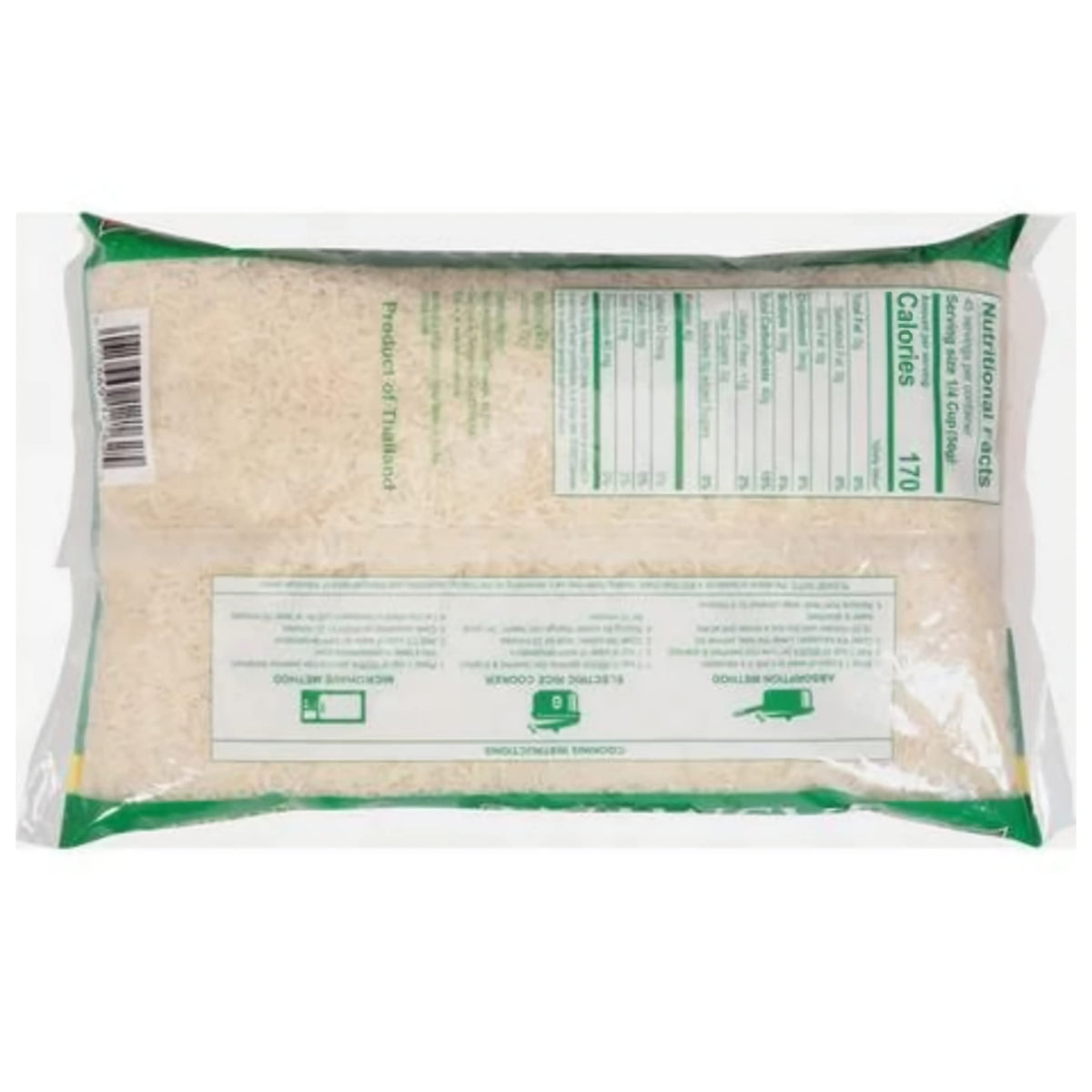 Iberia Jasmine Rice 2 lbs – One-Ingredient Naturally Aromatic Rice for Simple Home Cooking