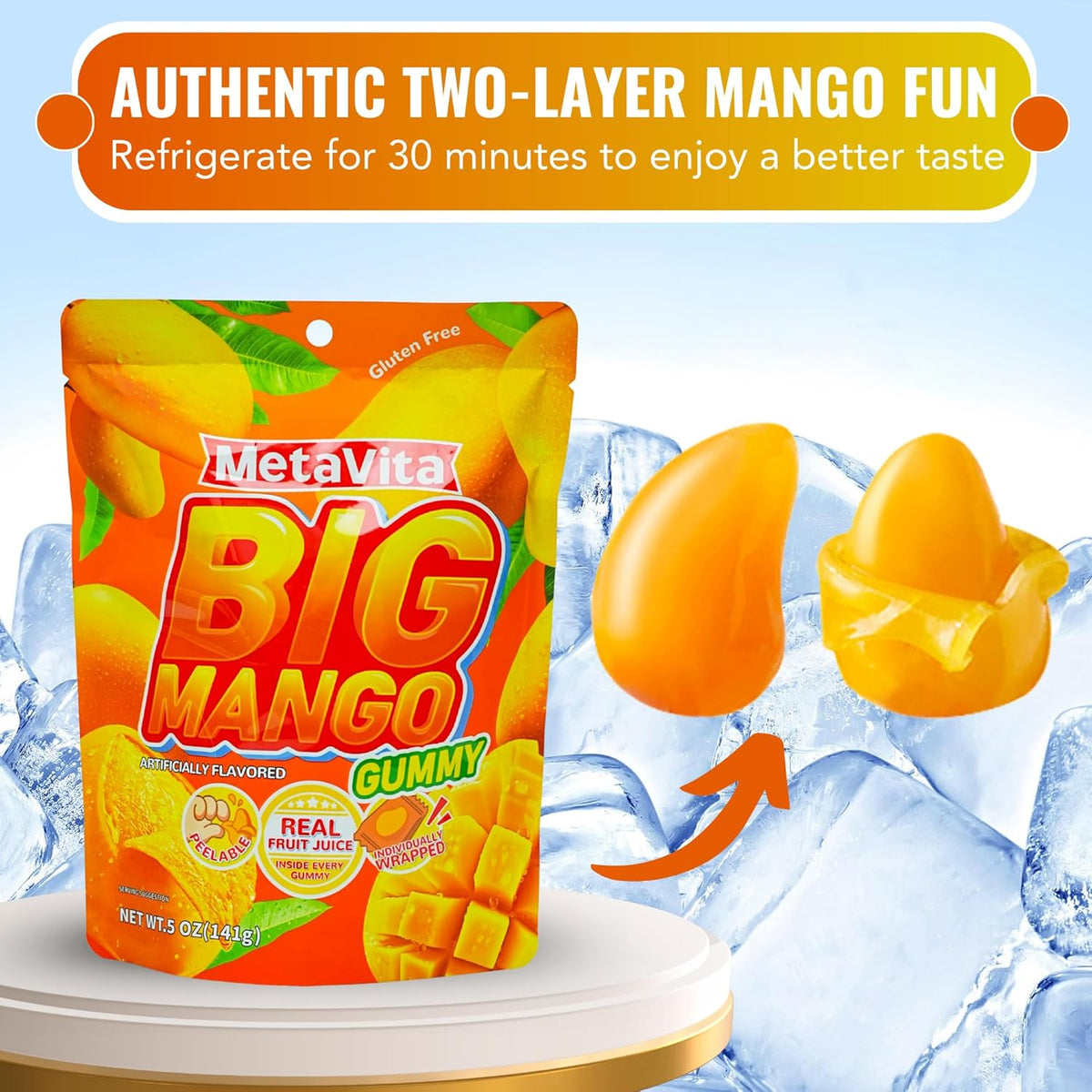 individually wrapped pieces (20 per pack, 40 in the 2-pack)