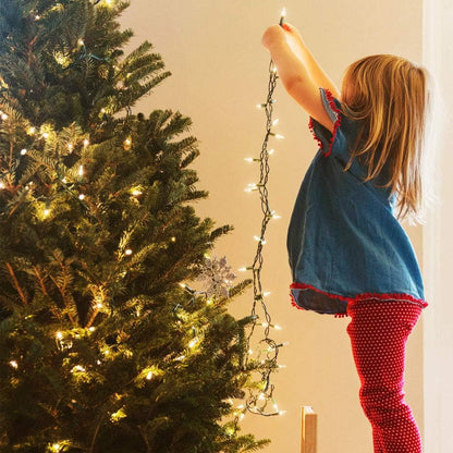 Indoor Decorative String Lights with 8 Lighting Modes and Remote, Modern Home Accent for Shelves Garlands and Mantels, Waterproof LED USB or Battery