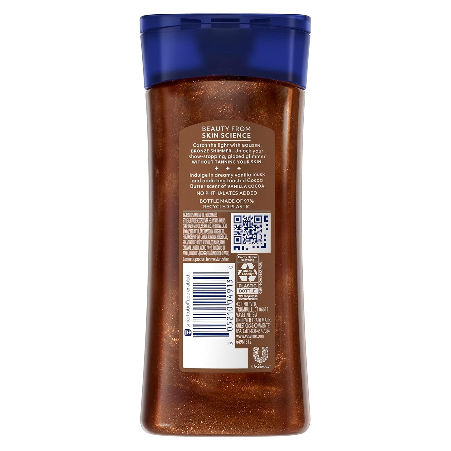 infused with ultra-hydrating lipids and 100% pure cocoa butter
