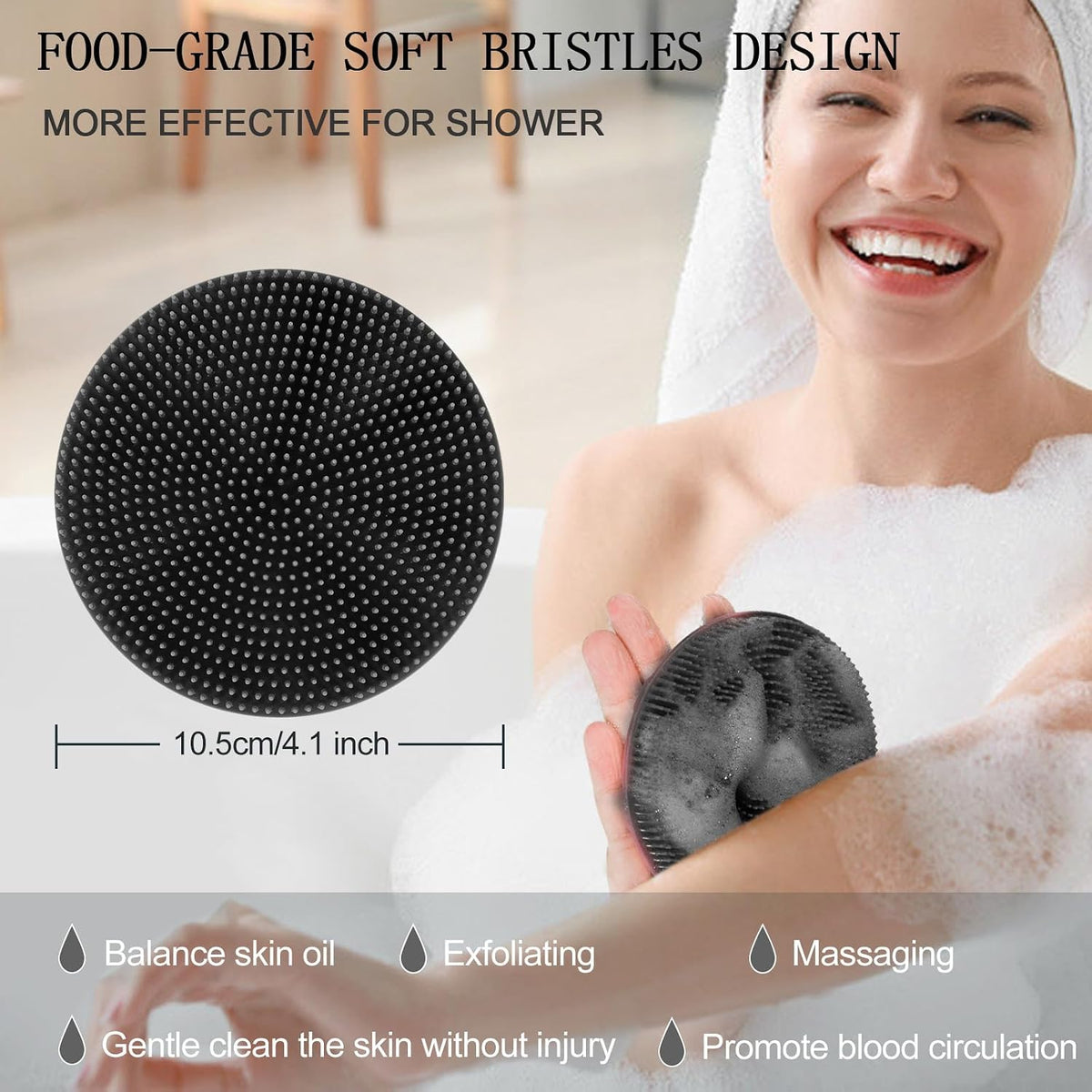 INNERNEED Premium Silicone Bath Set – Elegant Gift Pick for Travelers, Gym Friends, and Wellness Enthusiasts