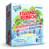Wyler's Light Island Punch Singles to Go – Portable Tropical Water Flavoring for Wilderness Hunting and Backcountry Expeditions, 40 Packets