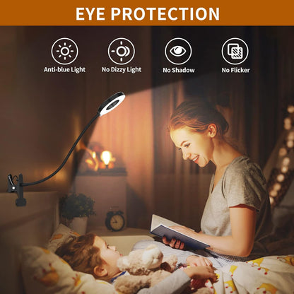 iZELL Adjustable Desk Lamp Gift – Versatile LED Light for Him or Her, Perfect for Home Office, Dorm, and Bedside