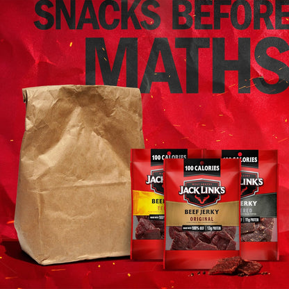 Jack Link's Beef Jerky Variety Pack – Lean Beef Snack for Fitness Routines and Macro Friendly Diets
