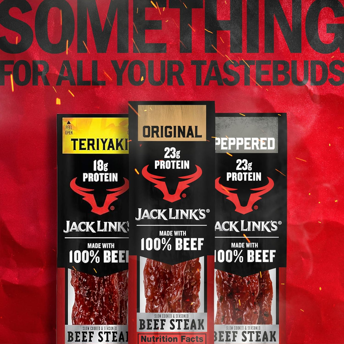 Jack Link's Beef Steak, Original - Shareable Snack Box for Father's Day and Holiday Gifting, Bulk Pack