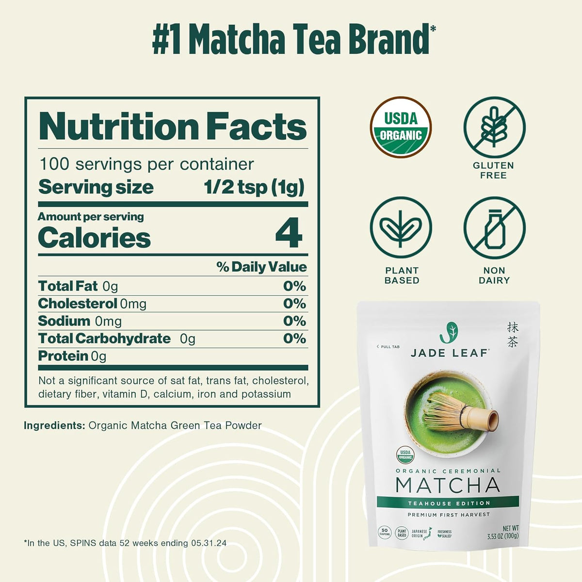 Jade Leaf Matcha Organic Japanese Matcha Powder – Beautiful Housewarming Present for the Health-Conscious Friend