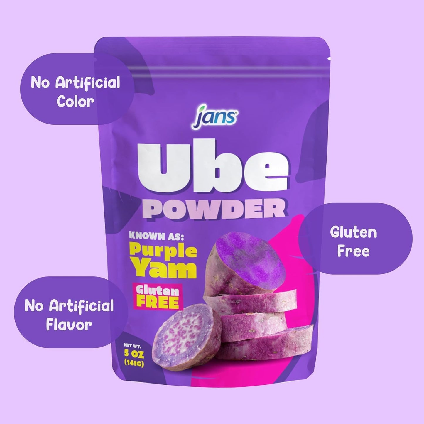 Jans Ube Powder for Baking, 5 oz | Housewarming Present for Home Bakers
