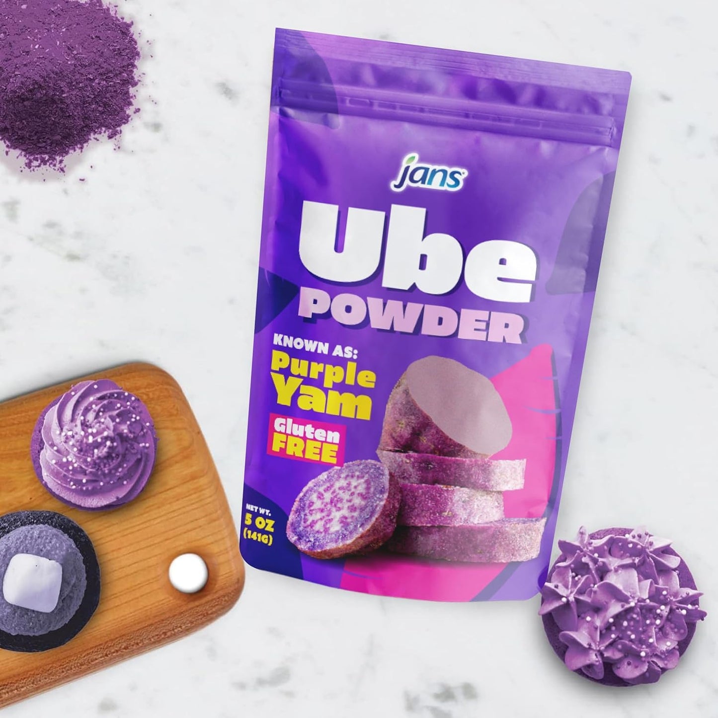 Jans Ube Powder for Baking, 5 oz | Housewarming Present for Home Bakers