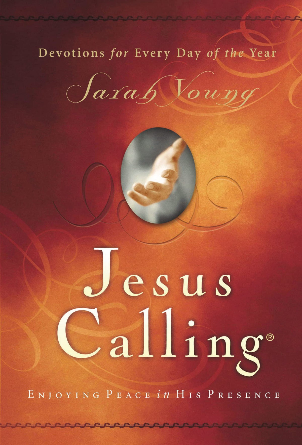 Jesus Calling Daily Devotional – Stylish Hardcover Spiritual Book for Nightstand Decor and Christian Homes