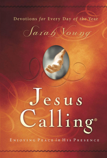 Jesus Calling Daily Devotional – Stylish Hardcover Spiritual Book for Nightstand Decor and Christian Homes