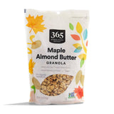 365 by Whole Foods Market Maple & Almond Butter Granola – Portable Resealable Snack for Camping and Trail Days