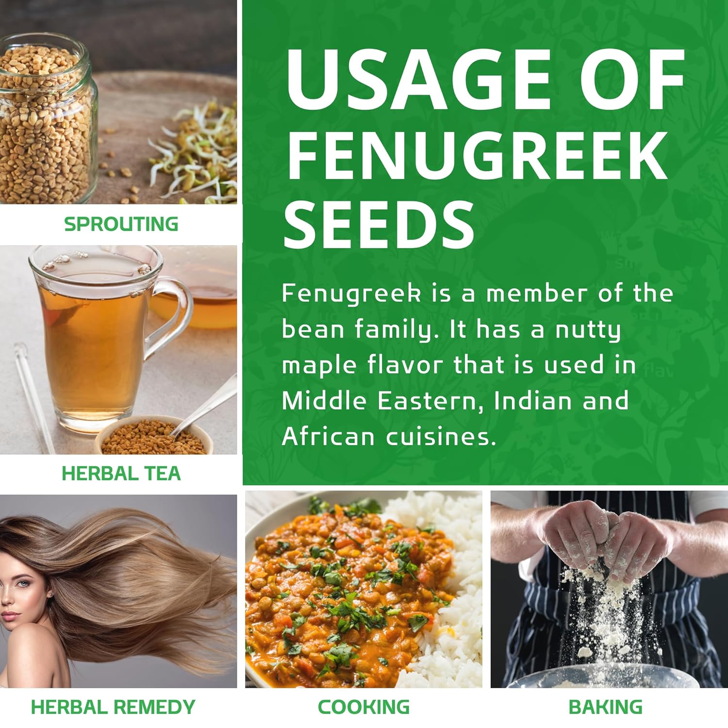 Jiva Organic Fenugreek Seeds 7 Ounce – Aromatic Indian Spice Seeds for Tempering, Herbal Tea Blends & Mindful Scent Rituals
