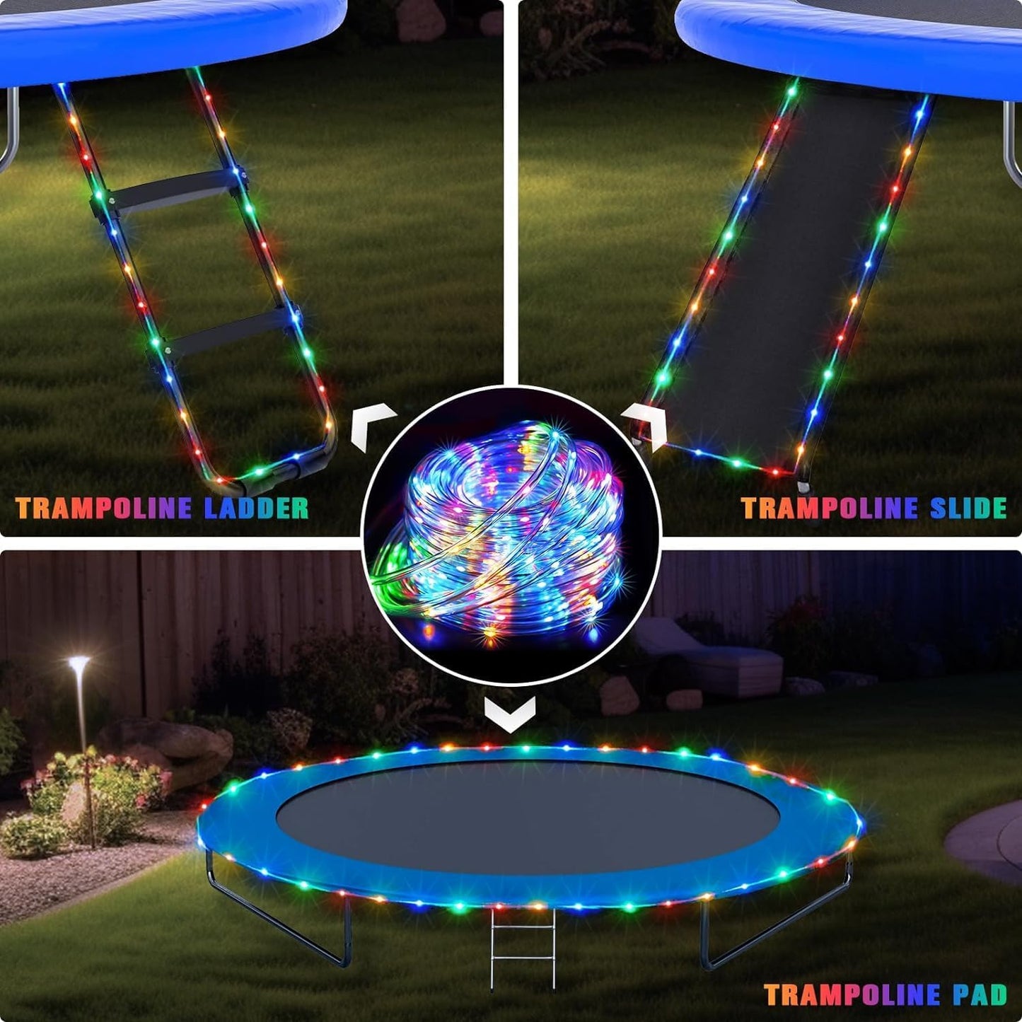 JMEXSUSS 2 Pack Rope Lights – Cool to Touch Battery Lights for Bunk Bed, Canopy, and Toddler Room