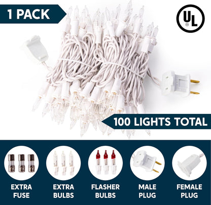 JOIEDOMI 21.4FT Mini String Lights – Outdoor Camping, Garden Walkway, and Rooftop Decor with End-to-End Connectable Sets