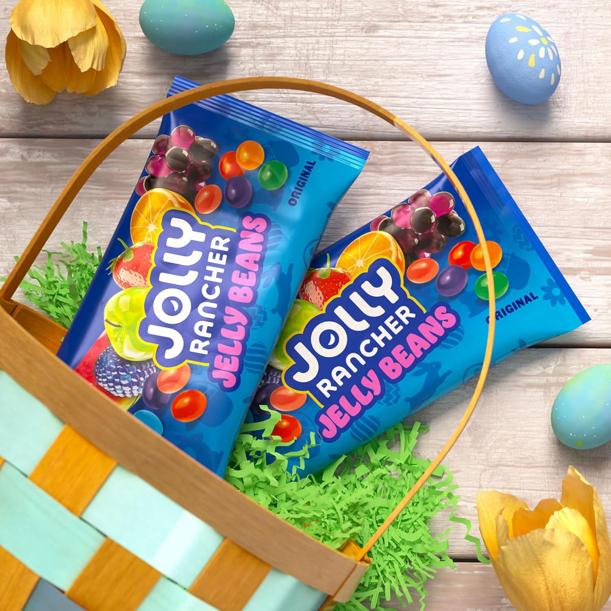 JOLLY RANCHER Original Jelly Beans – Fun Family Candy for Kids' Party Favors and Snack Time, 14 oz