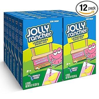 Jolly Rancher Singles To Go Watermelon Sugar-Free Water Mix as a Holiday Gift for Health-Conscious Friends, 72 Packets