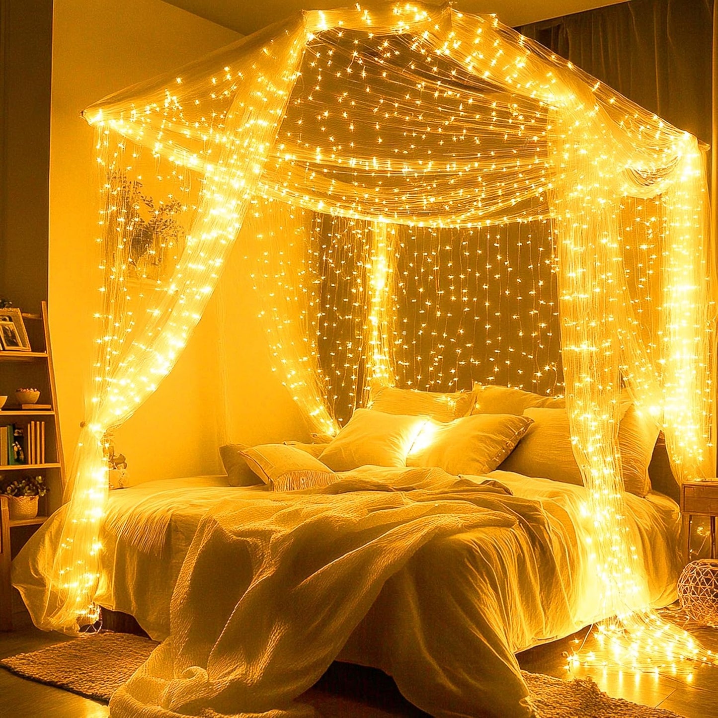 Joomer Battery Powered Fairy Lights – Valentine's Day Gift for Couples, Romantic Bedroom String Lights