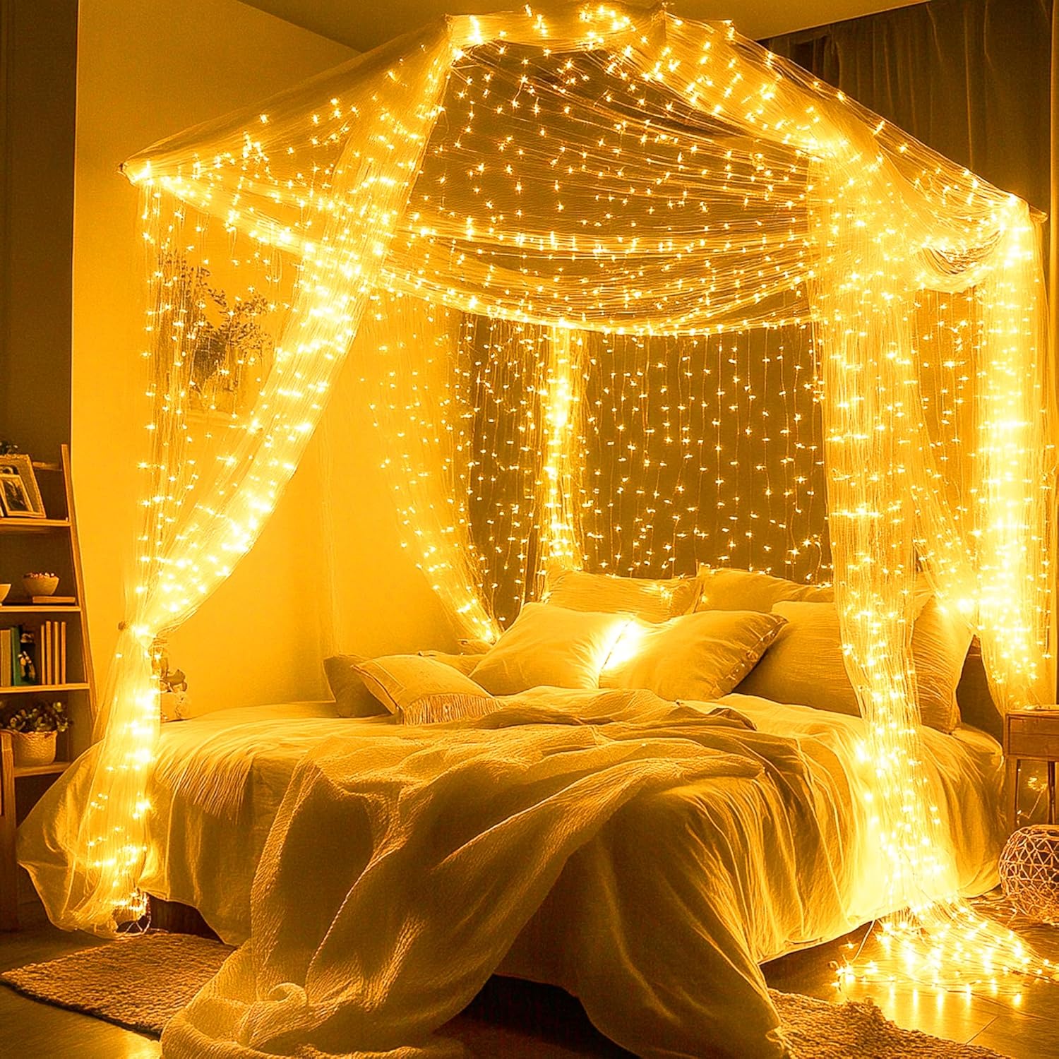 Joomer Battery Powered Fairy Lights – Valentine's Day Gift for Couples, Romantic Bedroom String Lights