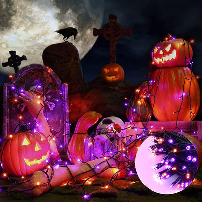 Joomer Halloween Theme Lights – Seasonal Home Accent, End-to-End Connectable Plug-in