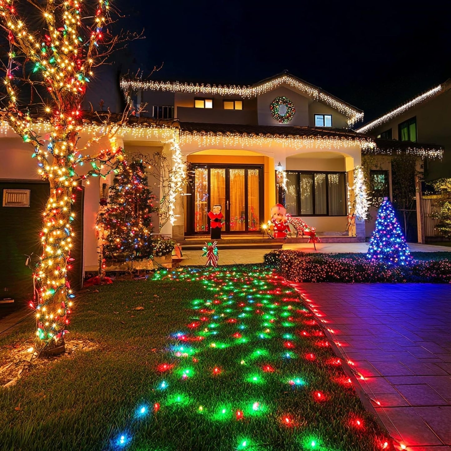 Joomer LED Christmas Lights – Front Porch Railing and Driveway Walkway Lights, Durable Outdoor Holiday Lighting