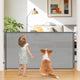 Gray - 42" Tall x 76" Wide