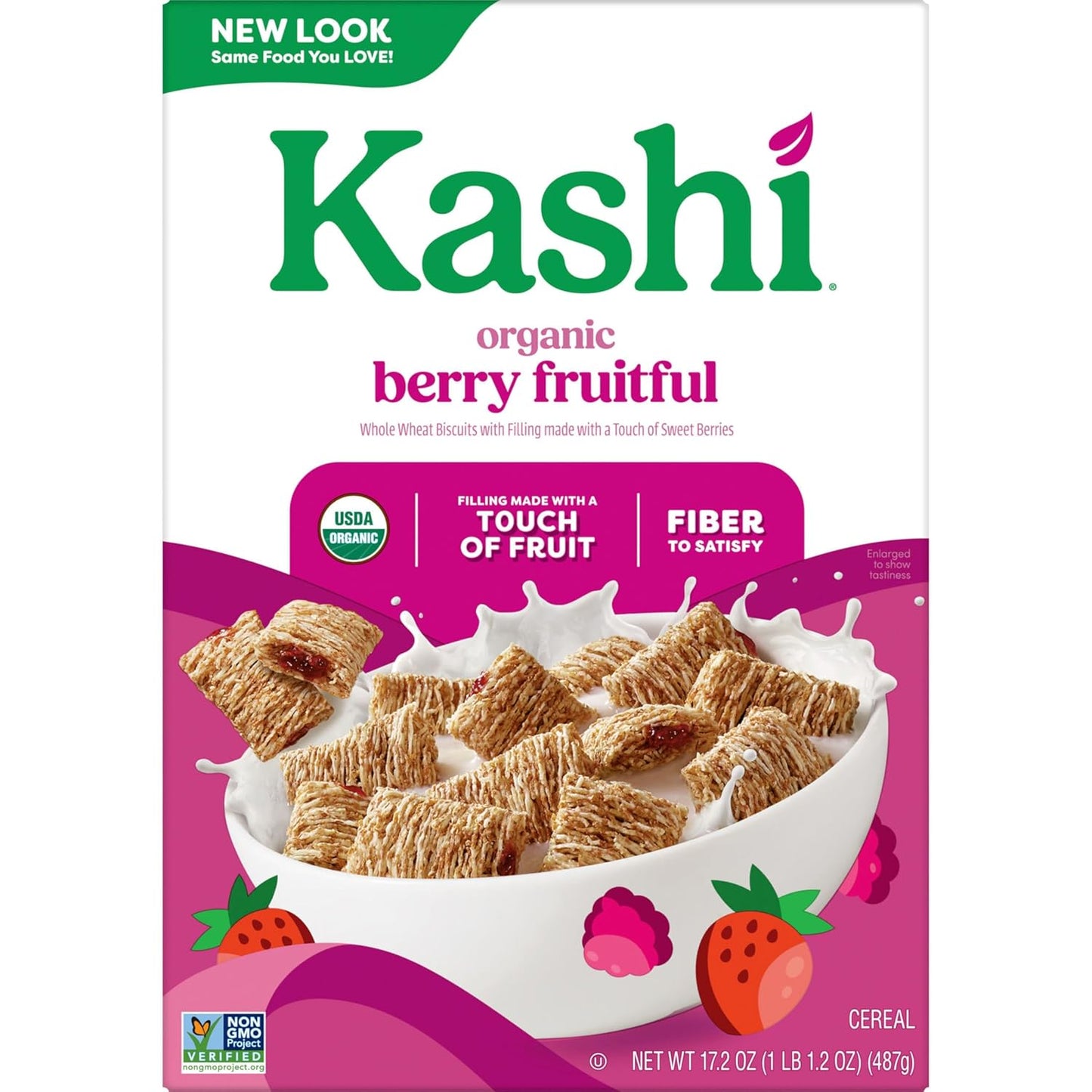 Kashi Cereal Berry Fruitful – Unfussy Plant-Based Breakfast with a Short Organic Ingredient List