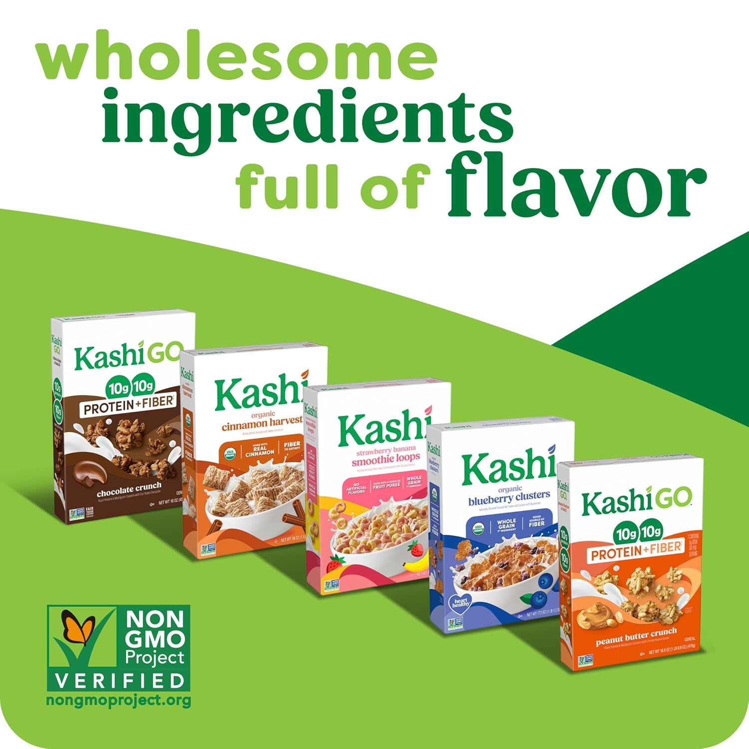 Kashi GO Plant Protein Cereal – Versatile Snack for Patio Brunches and Open-Air Weekend Breakfasts