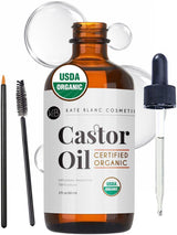 Kate Blanc Cosmetics Castor Oil Organic – Mother's Day Gift Set Staple for Spa Style Self Care