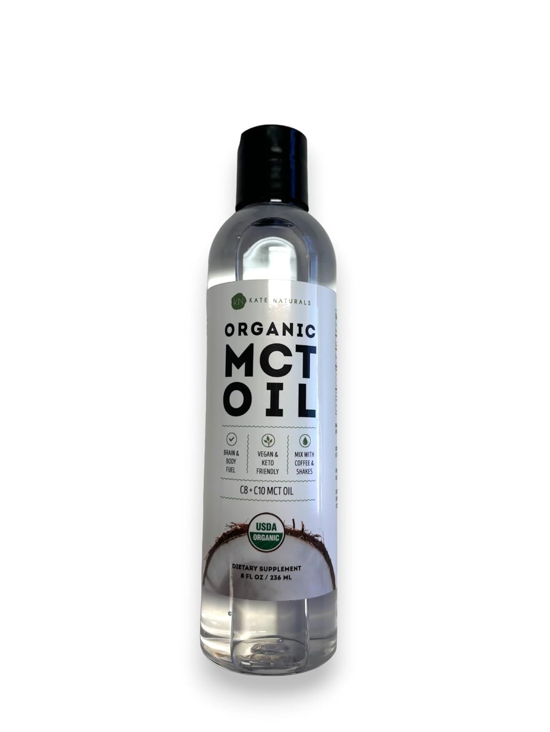Kate Naturals MCT Oil – Birthday Gift for Mom, Clean-Label MCT Oil for Her Morning Ritual