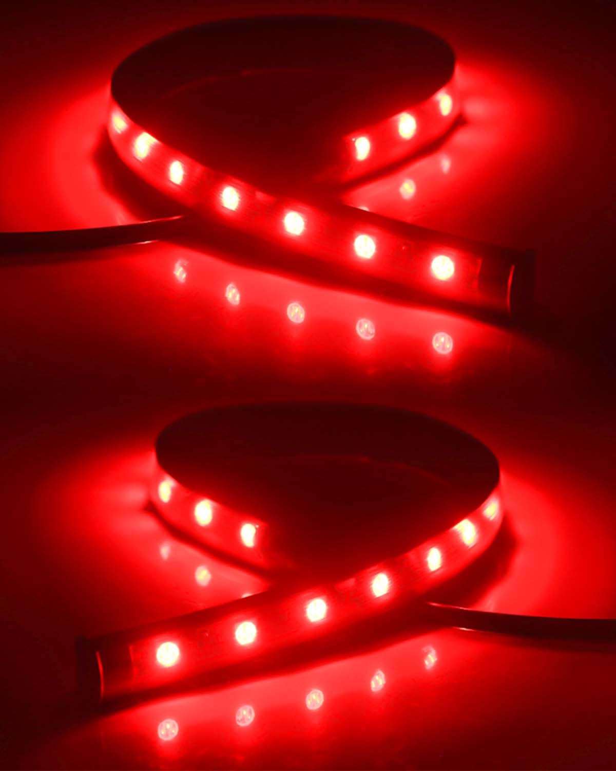 Keiurot 12V Underglow LED Light – Child-Safe Auto Marine Accent, No Heat 4-Pack