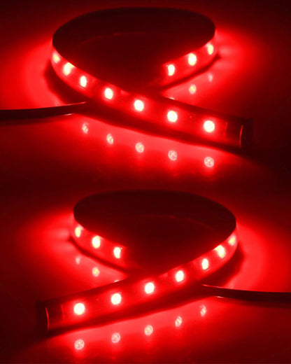 Keiurot 12V Underglow LED Light – Child-Safe Auto Marine Accent, No Heat 4-Pack