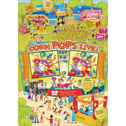 Kellogg's Corn Pops Cereal – Grab-and-Go Breakfast for Commuters and Office Workers, Giant Size
