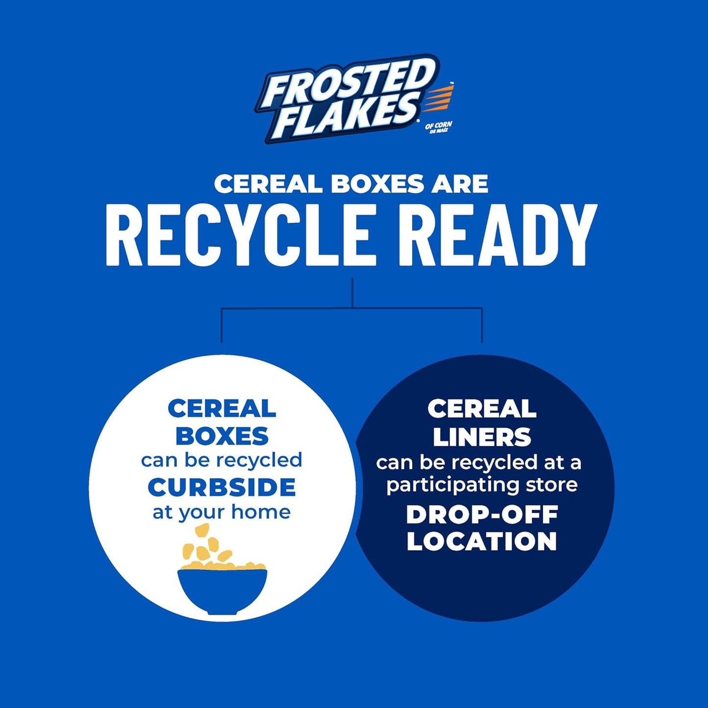 Kellogg's Frosted Flakes Giant Box Cereal, Holiday Pantry Gift for Bulk Shoppers and Big Family Households
