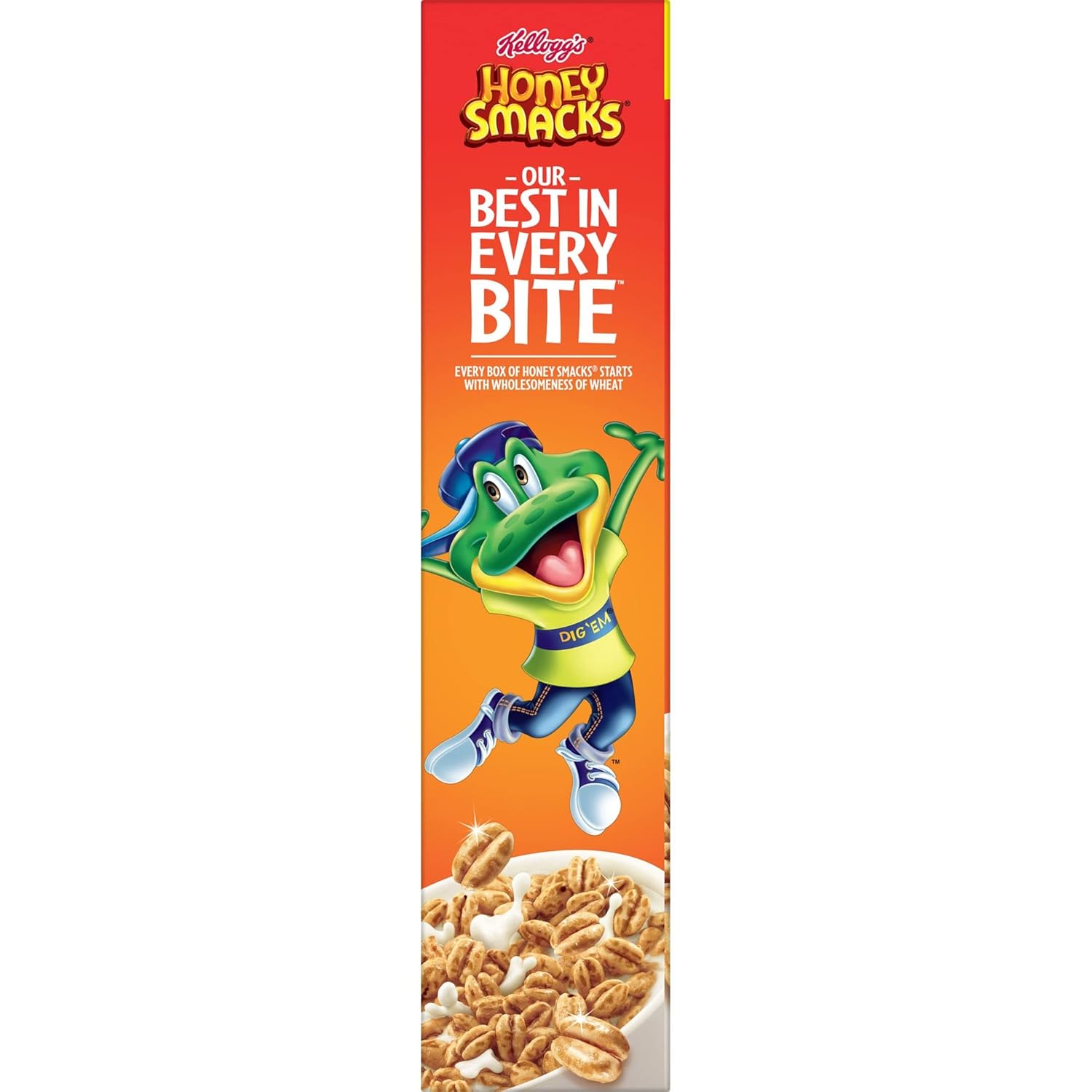 Kellogg's Honey Smacks Cereal – Holiday Hostess Gift and Housewarming Pantry Treat, 15.3oz
