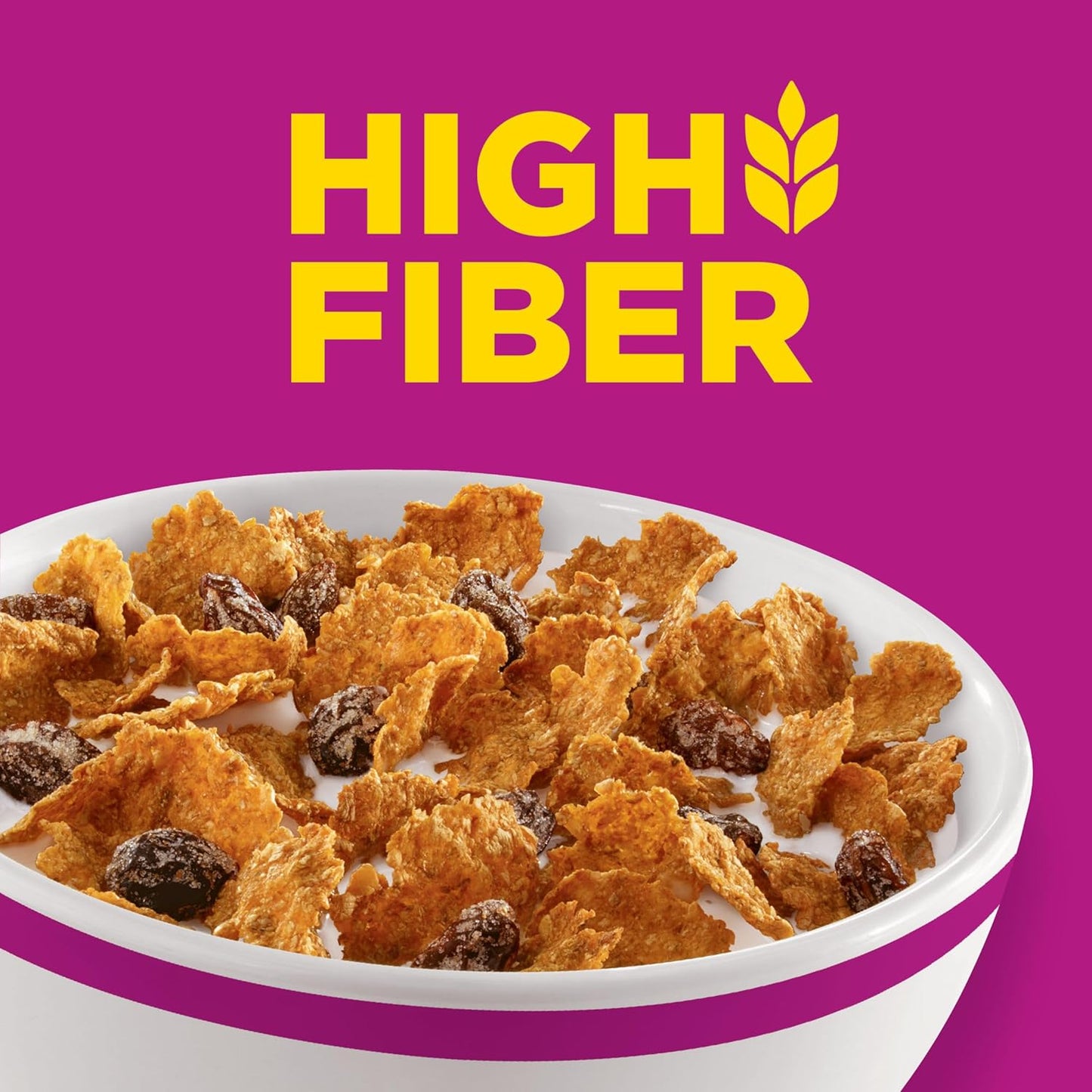 Kellogg's Raisin Bran Large-Box Cereal, Kosher Pareve Pantry Essential for Multi-Use Home Kitchens