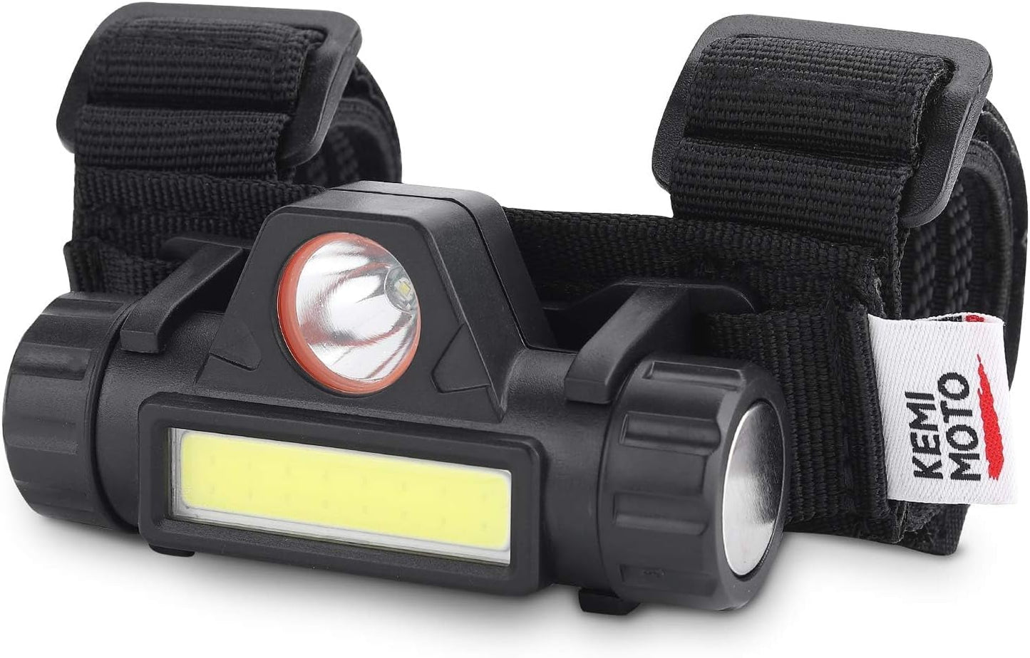 KEMIMOTO Roll Bar Mount Light Thoughtful Gift for Mobility Device User Rechargeable Safety Illumination 1.5-2.0 in Fit