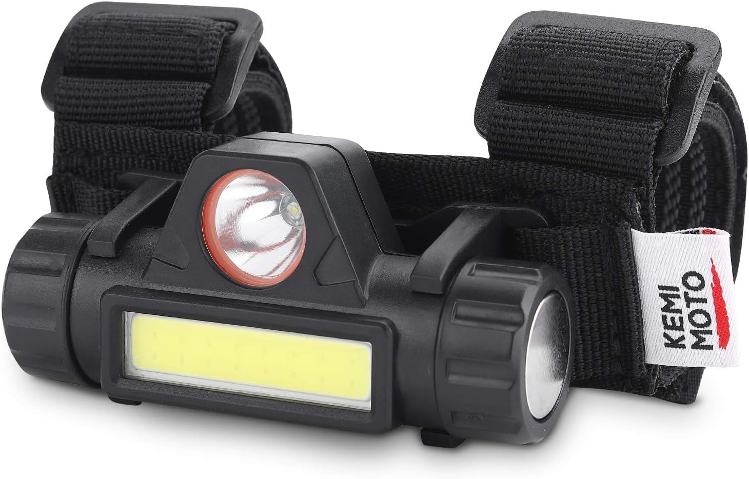 KEMIMOTO Roll Bar Mount Light Thoughtful Gift for Mobility Device User Rechargeable Safety Illumination 1.5-2.0 in Fit