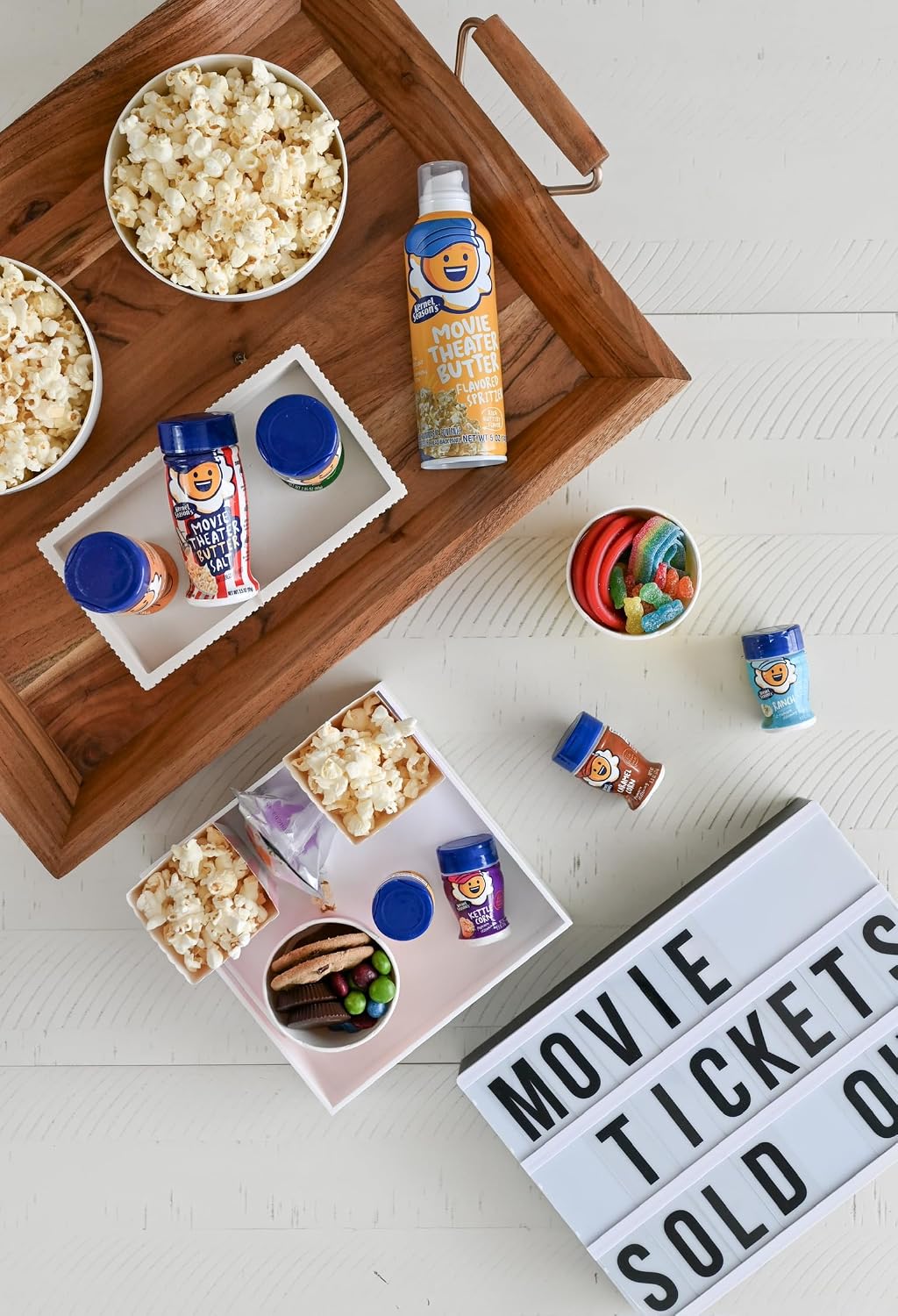 Kernel Season's Popcorn Seasoning Variety Pack Mini Jars – Portable Snack Topping for Camping Trips and Road Trips