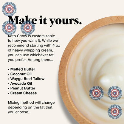 Keto Chow Eggnog Meal Replacement – Heartfelt Holiday Gift for Mom Following a Keto Lifestyle