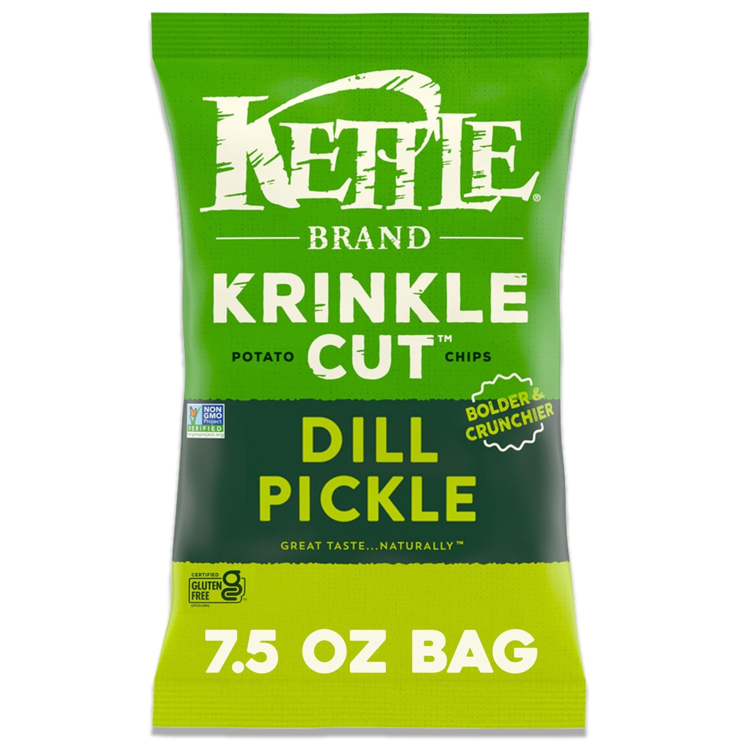 Kettle Brand Potato Chips Jalapeno Kettle Chips, 7.5 Oz – Bold Flavor Snack Gift for the Snack Lover in Your Life