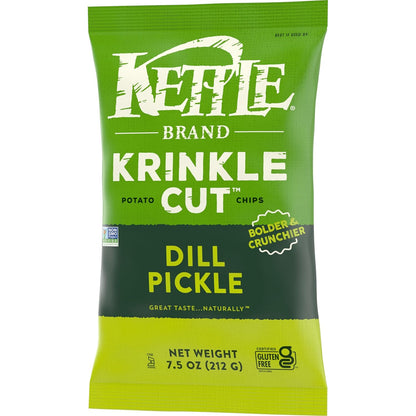 Kettle Brand Potato Chips Jalapeno Kettle Chips, 7.5 Oz – Bold Flavor Snack Gift for the Snack Lover in Your Life