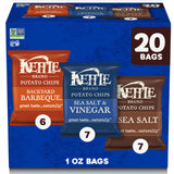 Kettle Brand Potato Chips Variety Pack – Cooler-Friendly Snack Bags for Tailgates, Camping, and Open-Air Gatherings