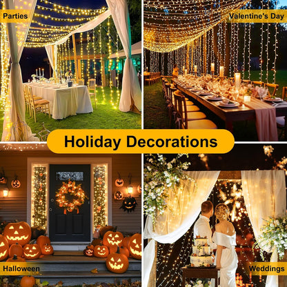 Kids Bedroom Accent Wall String Lights, Child Safe Mini LEDs with Timer for Bedtime Twinkle