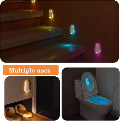 Kids Toilet Bowl Light Rechargeable – Fun Potty Training Reward, Motion Activated Nightlight for Bathroom
