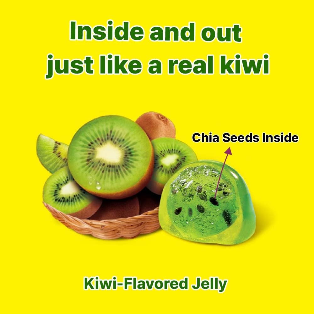 Kidsmania Korean Fruit Jelly Candy – Mess-Free Travel Snack for Carry-Ons, Day Trips, and Hiking