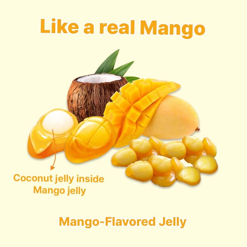 Kidsmania Korean Fruit Jelly Candy – Mess-Free Travel Snack for Carry-Ons, Day Trips, and Hiking