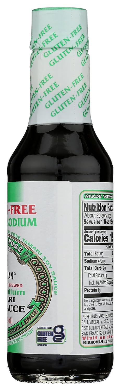 Kikkoman Tamari Gluten Free Soy Sauce – Simple, Single-Ingredient Sauce for the Uncluttered Countertop
