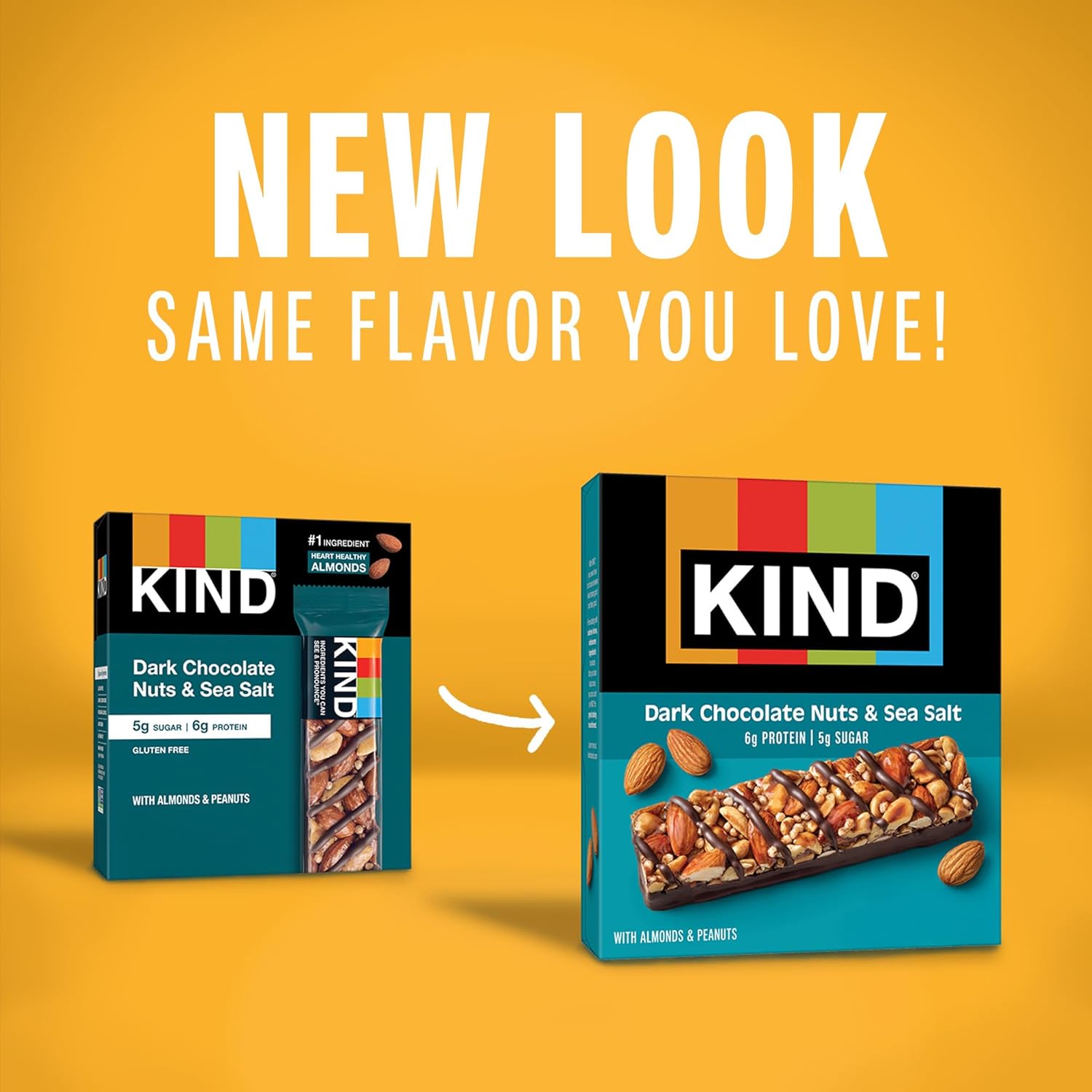 KIND Nut Bars School Safe Snack Box – Individually Wrapped Almond Bars for Carpool Rides and Recess