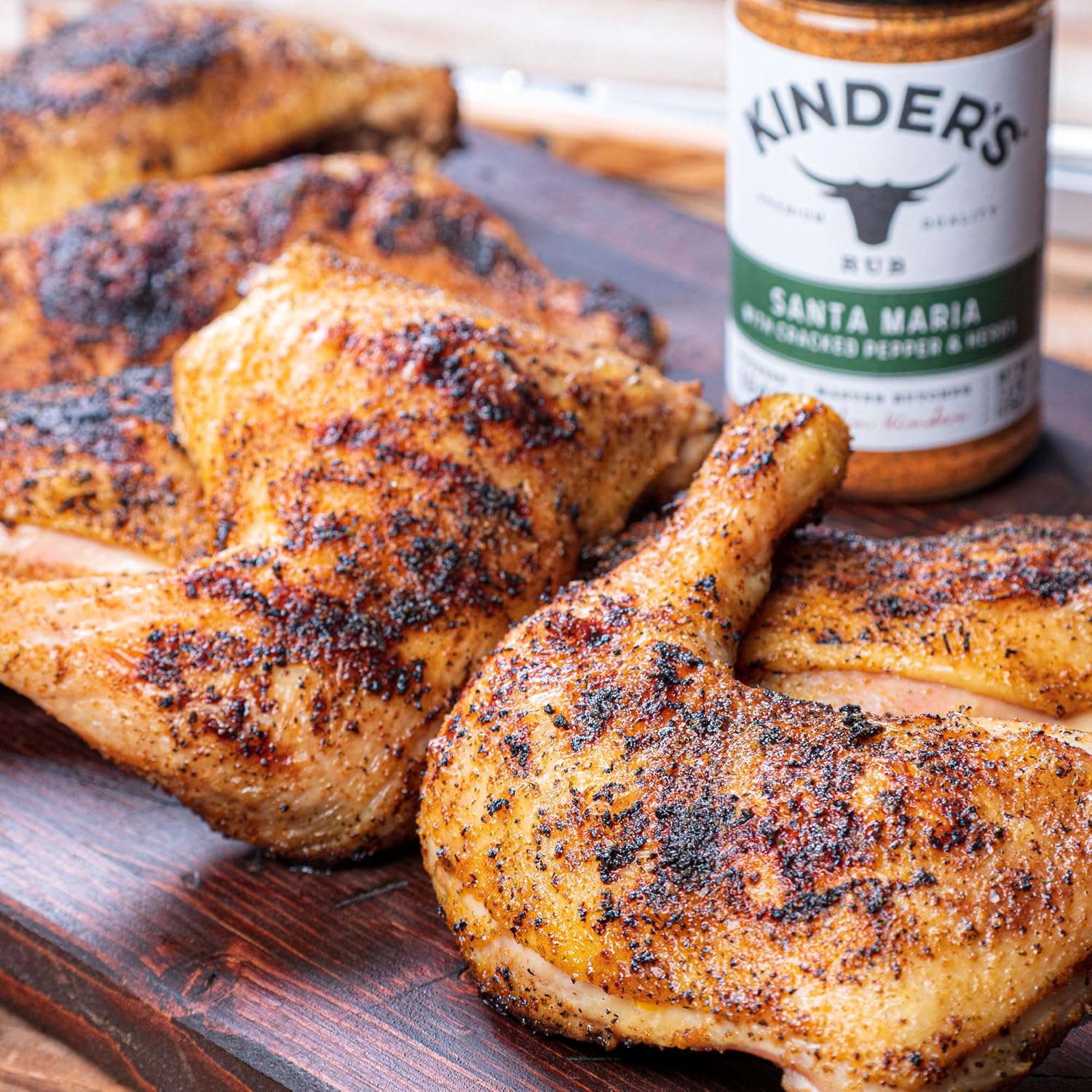 Kinder's Organic Santa Maria Rub – USDA Organic Spice Blend for Guilt-Free Family Meals
